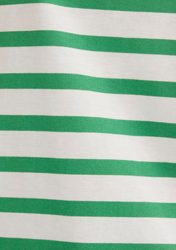 Mavi Logo Bask?l? Yesil Cizgili Tisort  фото 6