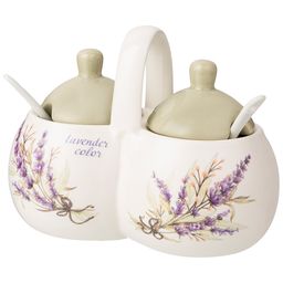 БАНКА ДЛЯ СПЕЦИЙ ДУША ПРОВАНСА 17*10*13 СМ.