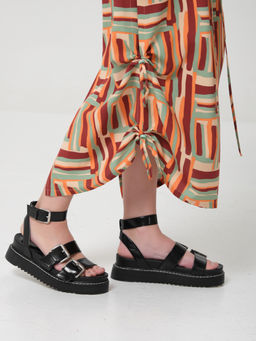 Платье из штапеля с принтом - Stilla фото 6