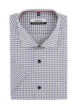 Сорочка мужская короткий рукав GREG 125/101/3723/Z/1p  фото 2
