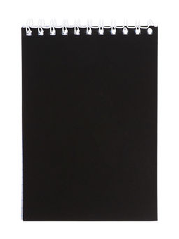 Цена за 2 шт. Блокнот А6, 80 листов в клетку на гребне Calligrata, пластиковая обложка, чёрный