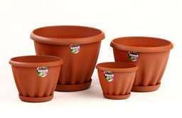 Горшок Знатный 2,0 л, d-180, с/п, терракот, арт. Мп302Т - Полимербыт фото 2