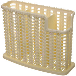 Цена за 2 шт. Подставка для столовых приборов пластиковая "Косичка" 18,5*14*6см 3секции