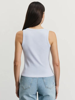 Майка из модала и хлопка со стразами / Zarina  фото 5