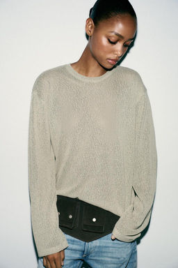 CUT-OUT KNIT TOP - Zara фото 2