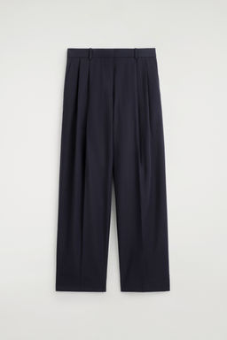 PANTAL?N TWILL WIDE LEG RELAXED FIT - H&m фото 2
