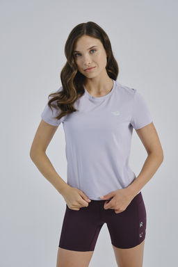 Футболка Сиреневый ADVANCED RUNNING SS Tee - Anta фото 4