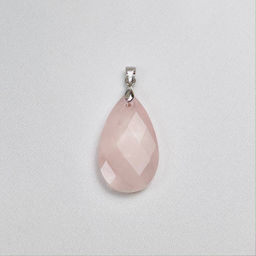 Кулон из мадагаскарского Розового кварца