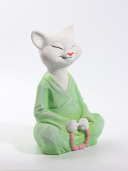 Фигура "Кот Кол Ба Сан" 22х16х32 см