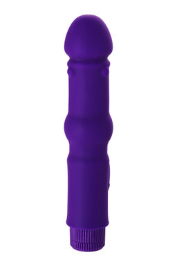 Нереалистичный вибратор TOYFA A-Toys, силикон, фиолетовый, 18 см  фото 5