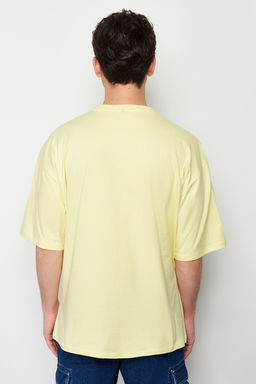 Sar? Oversize/Genis Kesim %100 T-Shirt TMNSS22TS0318