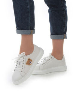 05-SD12-1D WHITE Кроссовки женские (натуральная кожа)