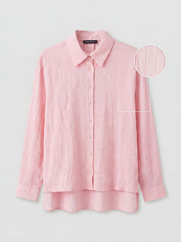 Dokulu Pul Detayl? Kad?n G?mlek Tunik