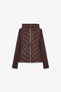 CONTRAST PUFFER JACKET - Zara фото 2