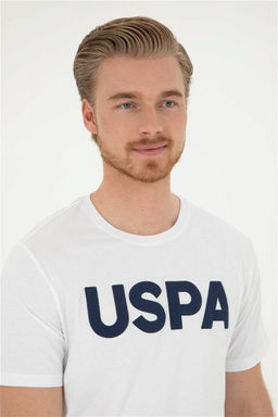 Мужская белая базовая футболка Неожиданная скидка в корзине - U.s. polo assn фото 2