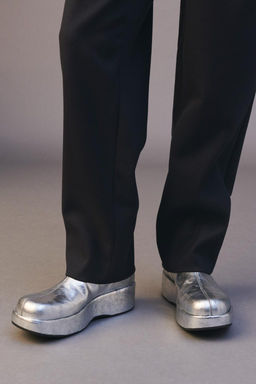 LIMITED EDITION SLIM FIT SUIT TROUSERS - Zara фото 6