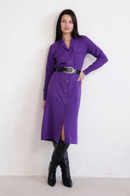 Платье-рубашка с английским воротником - Martichelli фото 361