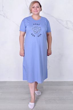 Арт. 4133 Туника женская 50-58 (5 шт) Цвет:грязно-сиреневый