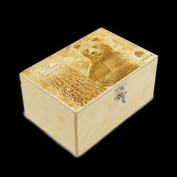 Подарочная шкатулка с гравировкой Медведь, 450 г - Сибирский кедр фото 9