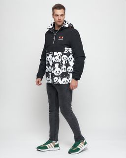 Куртка-анорак спортивная мужская белого цвета 88629Bl