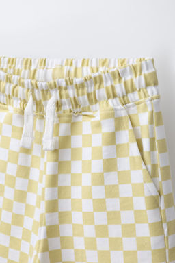 CHECKERBOARD T-SHIRT AND BERMUDA SHORTS SET - Zara фото 7