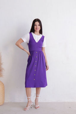 Платье-бюстье аметистовое - Martichelli фото 10