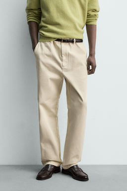 PANTALON CHINO REGULAR FIT / Beige claro - Zara фото 12