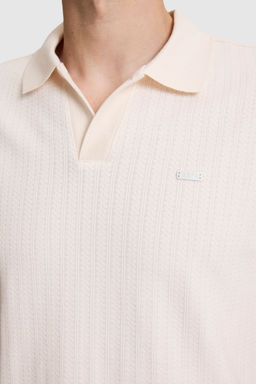 Erkek Krem Regular Fit Polo Yaka Ti__rt - U.s. polo assn фото 6