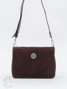 Сумка женская кожаная 1035CF d.coffee Polina&Eiterou в Новосибирске