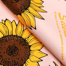 Цена за 20 шт. Пленка для цветов Подсолнухи, 58 х 58 см, розовая - UPAK LAND фото 2