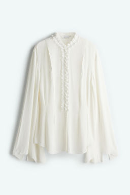 Blusa en tejido de crep?