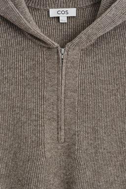 SUDADERA DE PUNTO DE MERINO Y YAK CON CREMALLERA - H&m фото 6