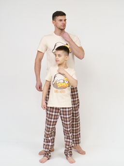 М28/3Д Пижама детская "Бежевый"