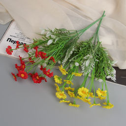 Цена за 2 шт. Букет искусственный Полевой галант, 24 см, МИКС - Simaland фото 4