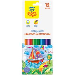 Карандаши Мульти-Пульти "Невероятные приключения" 12цв. (СР_41053) трехгран. РОССИЯ