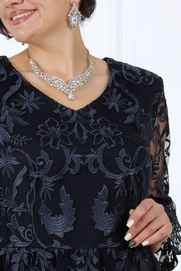 Платье Ninele 7431-Р темно-синий - Mira fashion фото 845