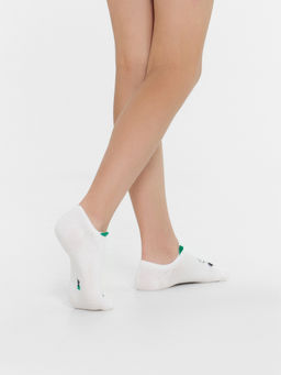 Цена за 5 пар! Носки детские белые с рисунком в виде мордочки монстра - Mark formelle фото 3