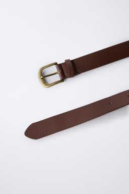 CINTUR?N EFECTO PIEL / Marr?n - Zara фото 2