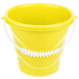 Ведро детское пластмассовое 1,4л, д16см, h14см, желтый (Россия)
