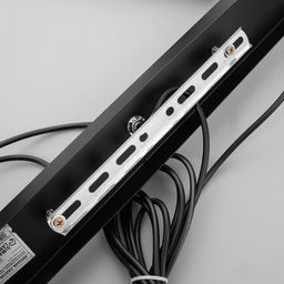 Светильник BayerLux подвесной «Герона» 3хLED 9 Вт 4000К черный золото 50×5×50-200 см