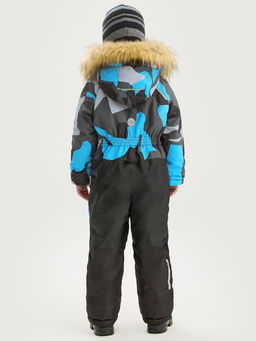 Комбинезон 8з0925 голубой/черный