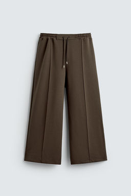 LABEL INTERLOCK TROUSERS - Zara фото 8