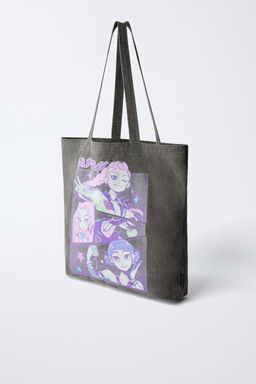 KPOP DEMON HUNTERS NETFLIX  TOTE BAG - Zara фото 2