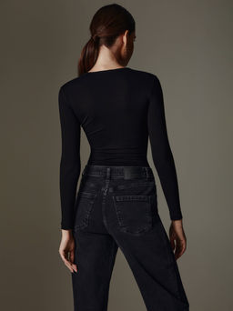 Джемпер женский CONTE ELEGANT LD 2191 black-beige black-beige  фото 3