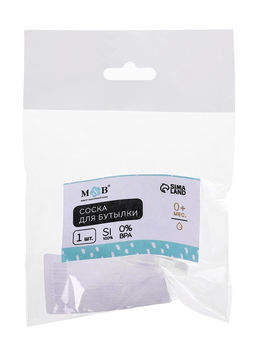 Соска на бутылочку Крошка Я, антиколиковая, классическое горло, от 0 мес., ортодонтическая, медленный поток