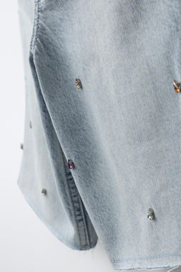 BERMUDA DENIM JOYAS / Azul claro