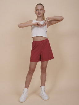 PELICAN, шорты для девочек, Красный  фото 3