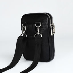 Сумка мужская TEXTURA через плечо, искусственная кожа, цвет чёрный  фото 2