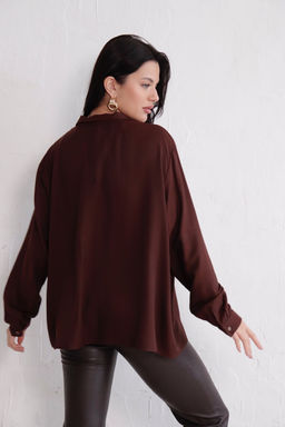 11182 Рубашка коричневая - Martichelli фото 16