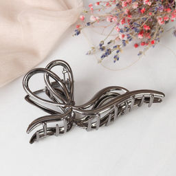 Заколка-краб для волос / XY2415-6 /уп 40/металл/серебро - Галеонтрейд фото 2